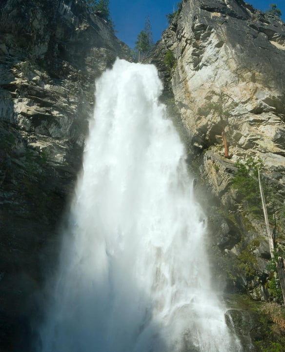 Take the shuttle or bike to this stunning waterfall tucked into the forest.